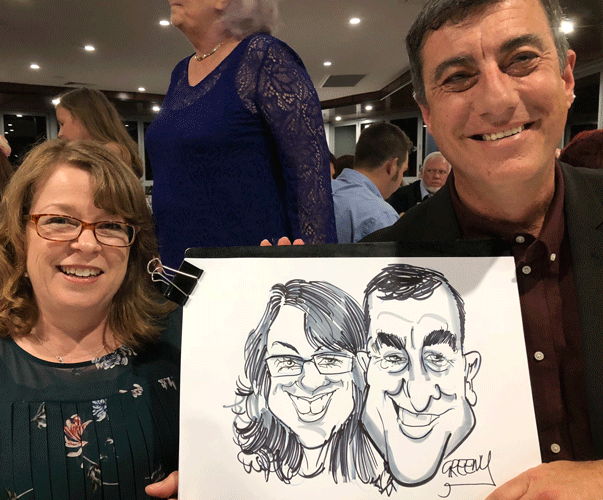 Caricature hire artist cartoonist for events digital caricature