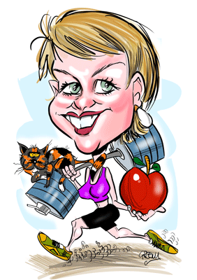 Digital Cartoonist Caricatures with David Green