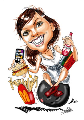 Etoons caricatures emailed to you of framed and delivered.