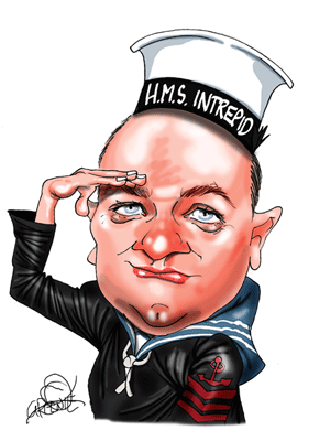 Facebook caricature by cartoonist David Green