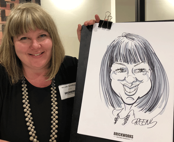 Caricature hire artist cartoonist for events digital caricature