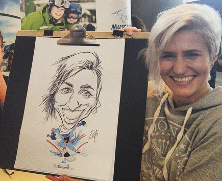 Caricature live shows with David Green cartoonist.