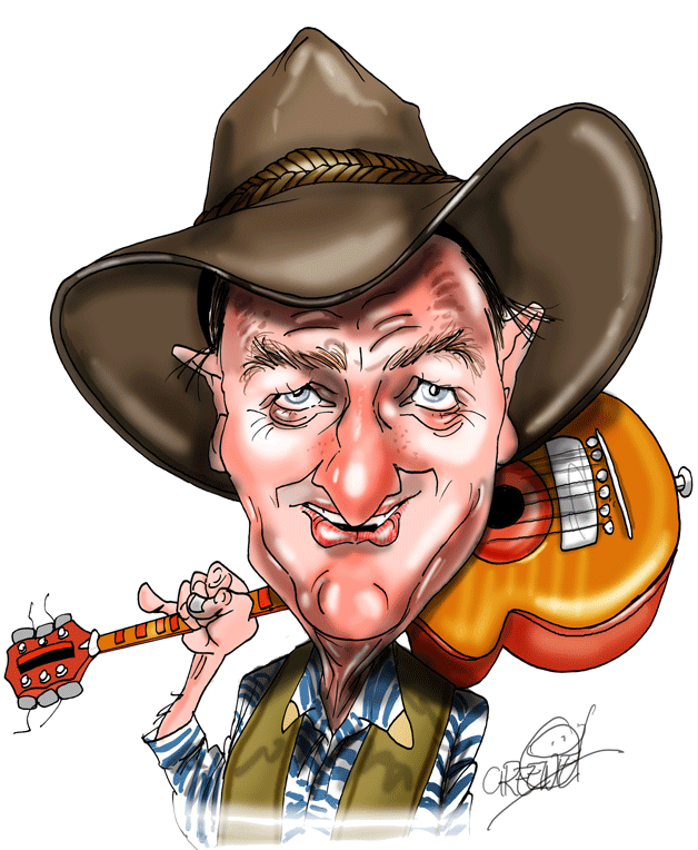 celebrity birthday caricature by caricature artist David Green