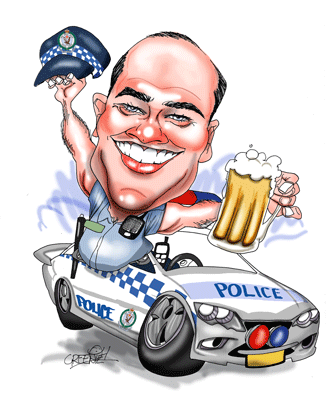 Caricature car and bikes cartoons by David Green.