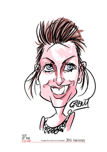 Event cartoonists caricatures at events