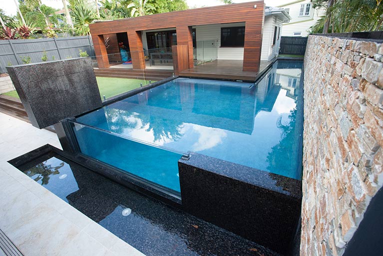 modern pool design for house virginia