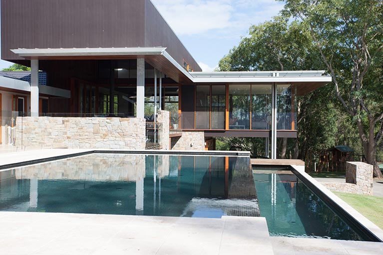 luxury two level pool brookfield