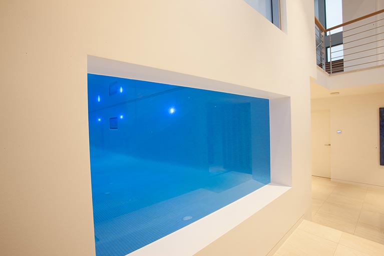 window cutout into pool bowen hills