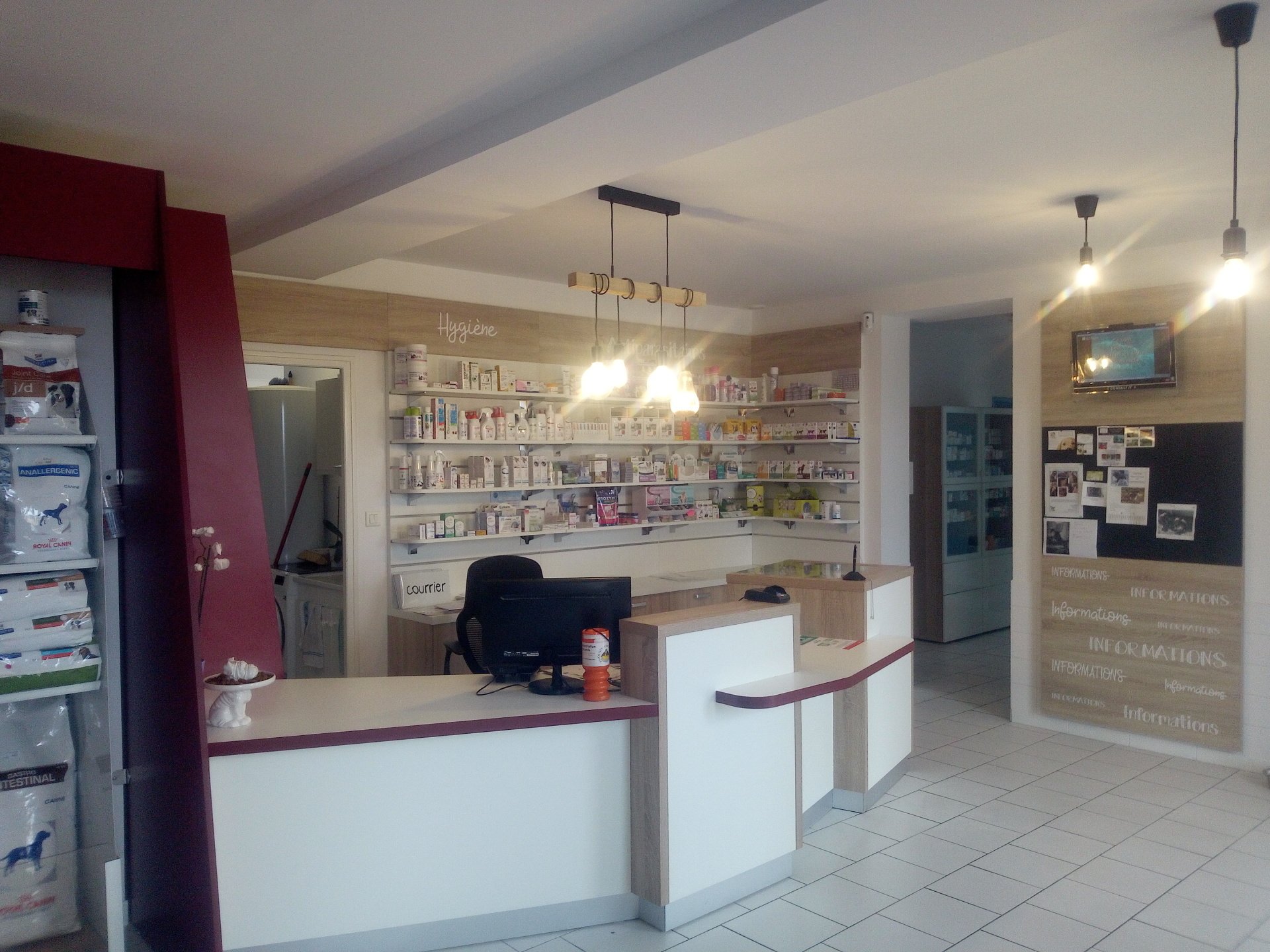 Page d'accueil de la clinique vétérinaire de VilleboisLavalette