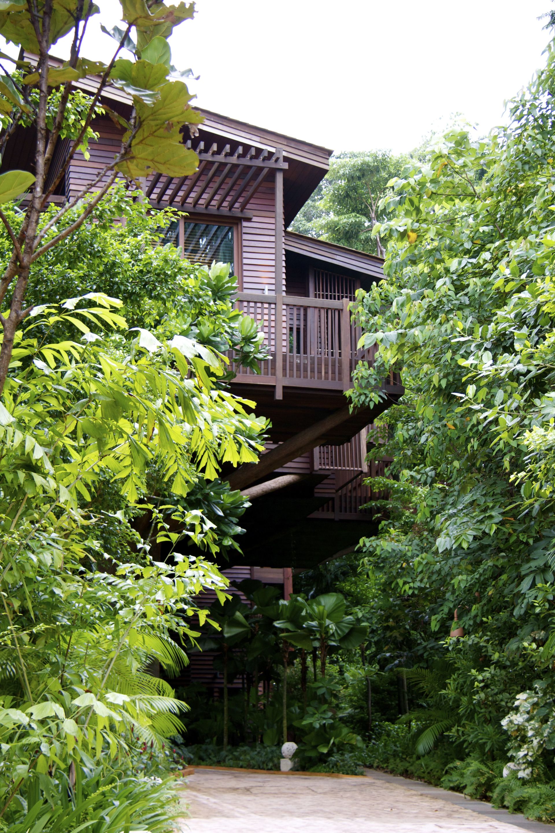 Tree Top Lofts, Resorts World Sentosa Reforestation work