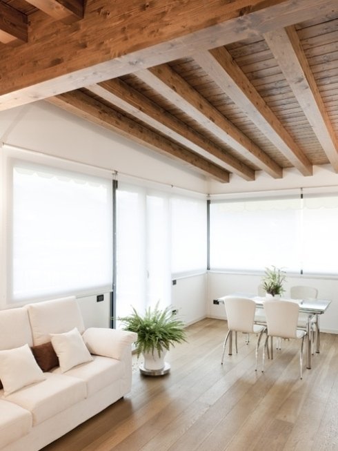 Tetti con travi in legno a vista. excellent startstop with tetti con ... Tetto a vista