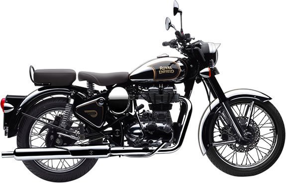 Royal Enfield Classic Chrome - Black