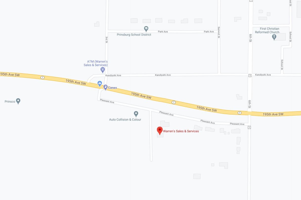 Warren's Sale & Service 4th St, Prinsburg, MN 56281