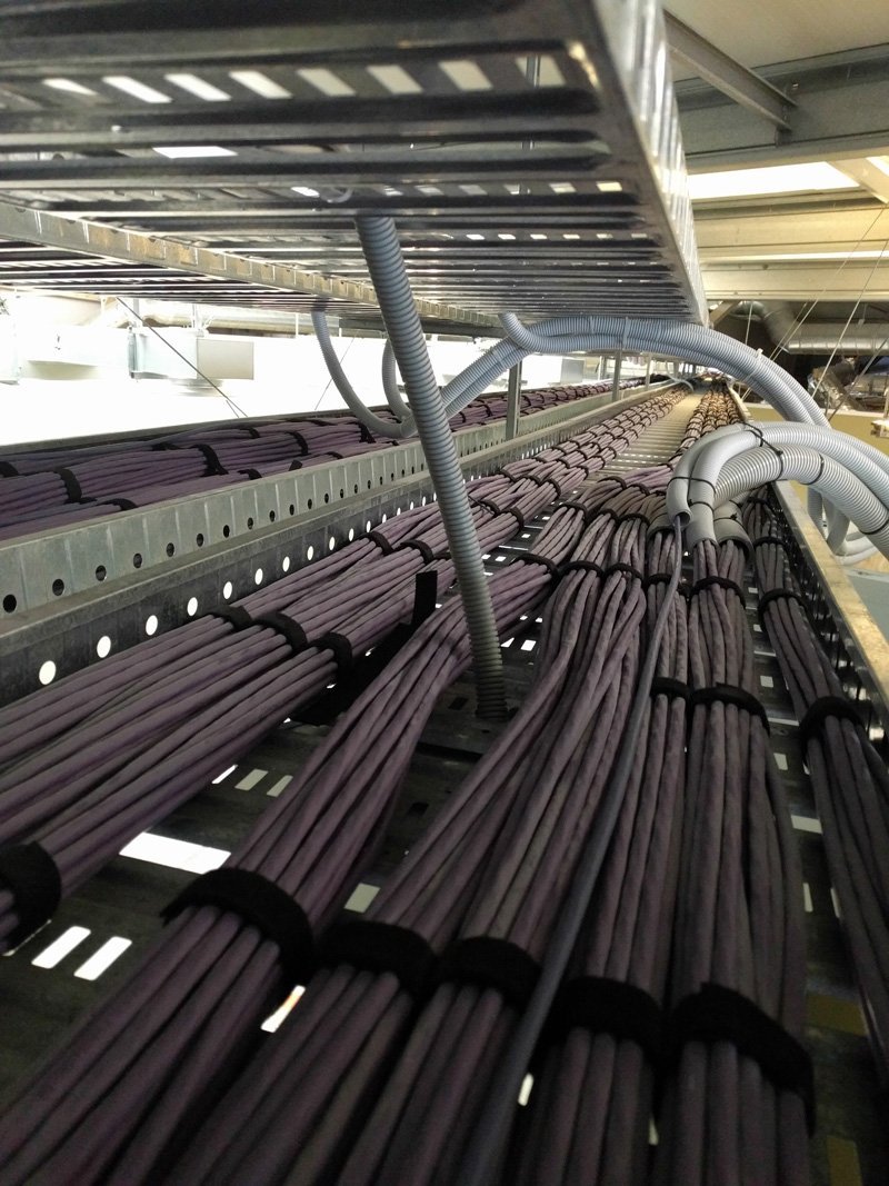 Organised electrical wiring