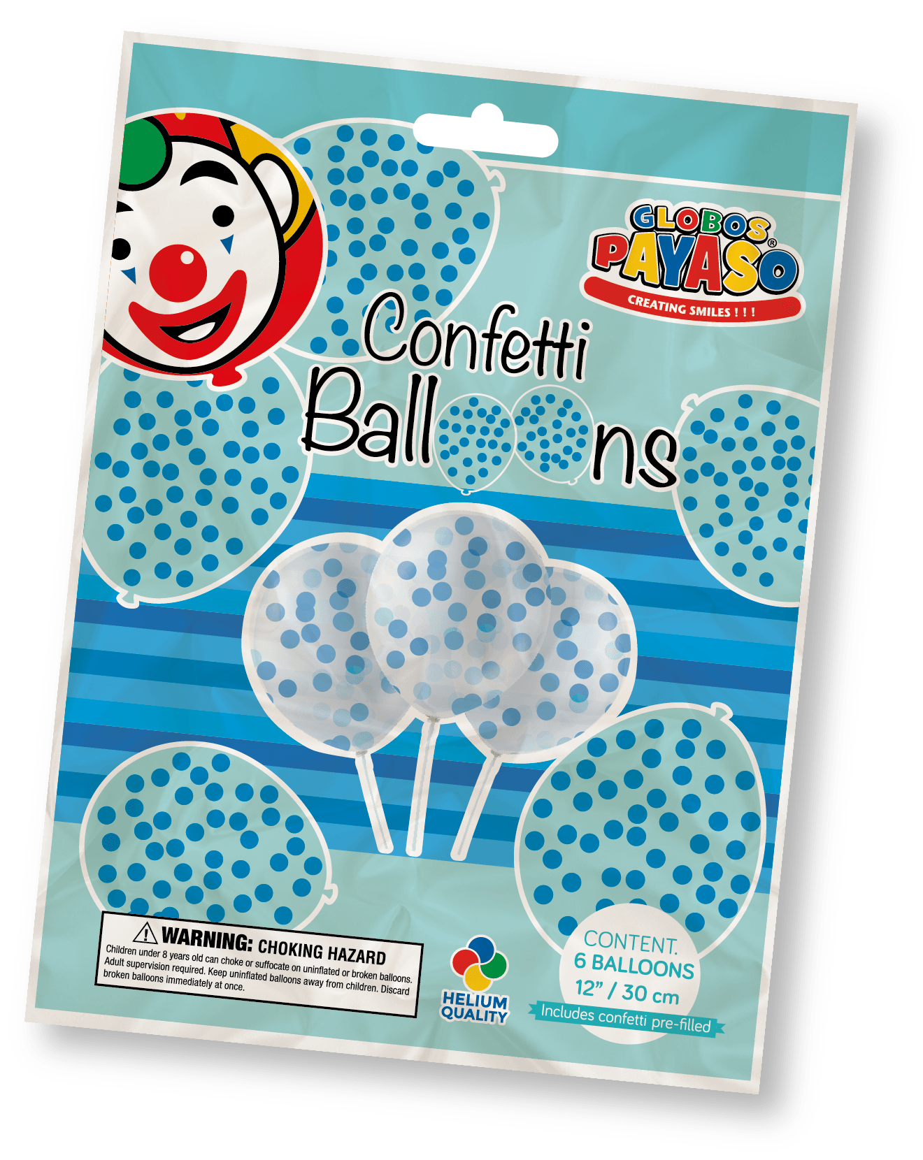 Confetti & Gender Reveal balloons