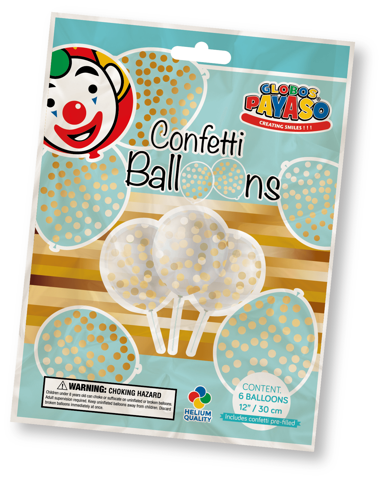 Confetti & Gender Reveal balloons