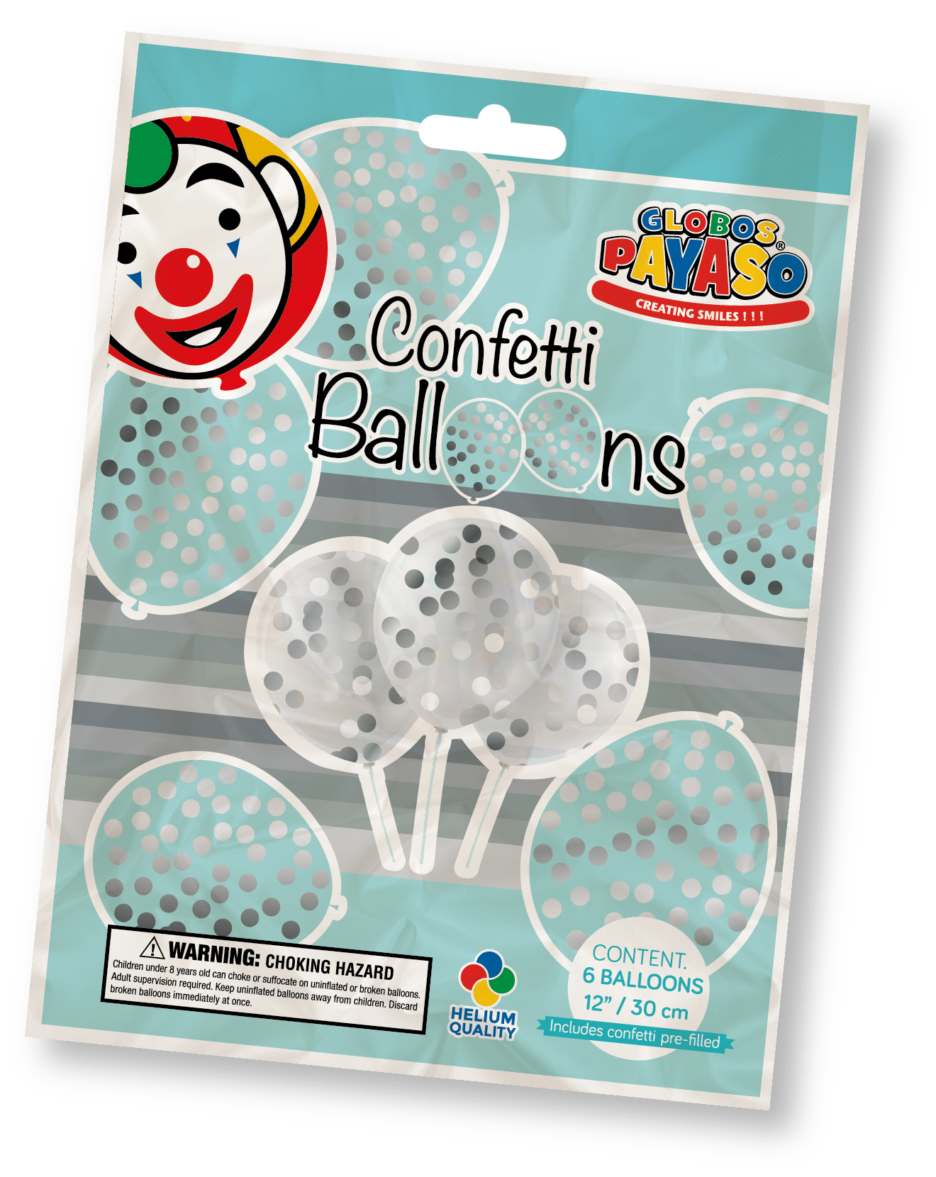 Confetti & Gender Reveal balloons