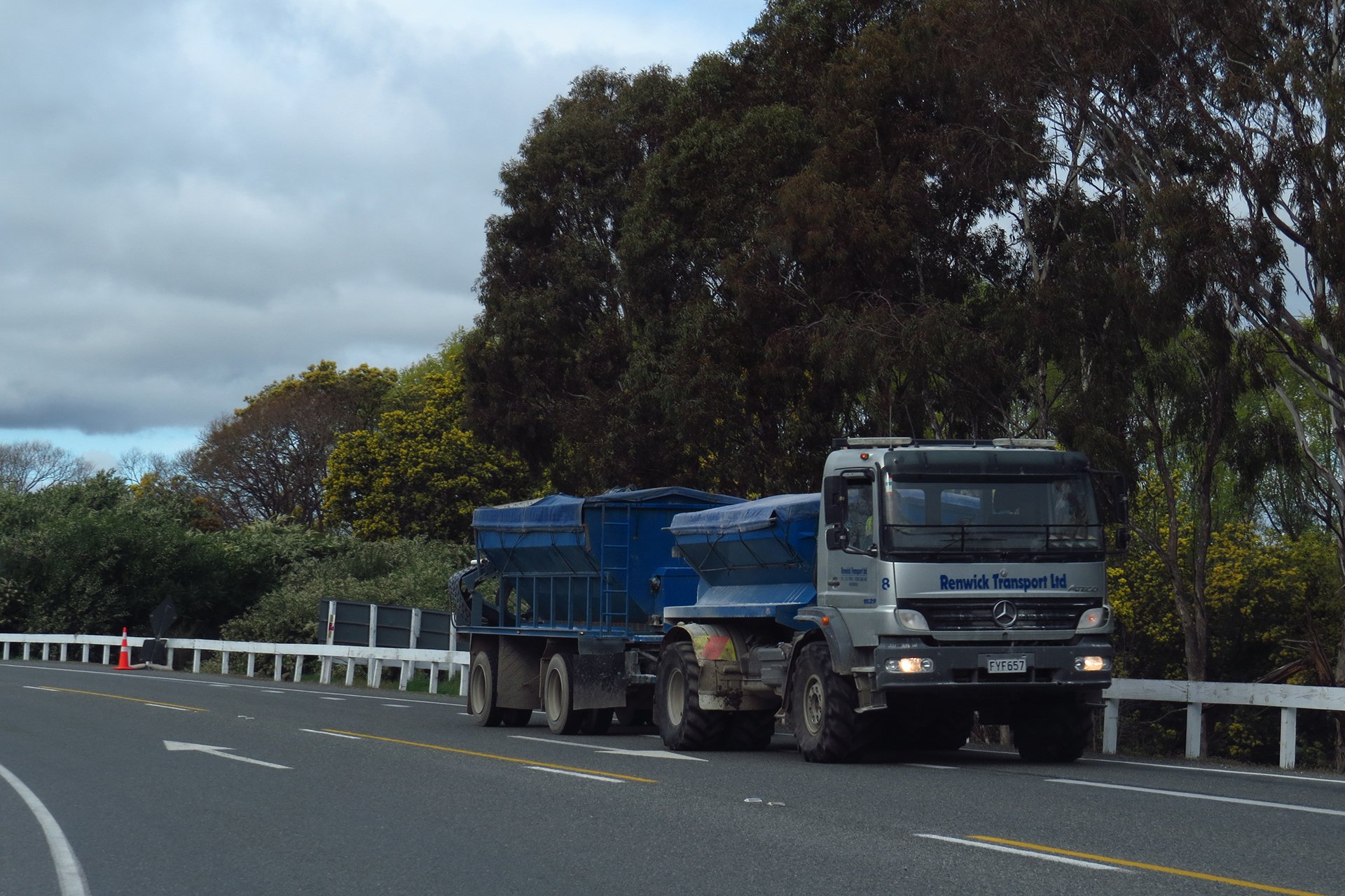 Bulk Freight by Renwick Transport for the Nelson, Marlborough and Canterbury regions.