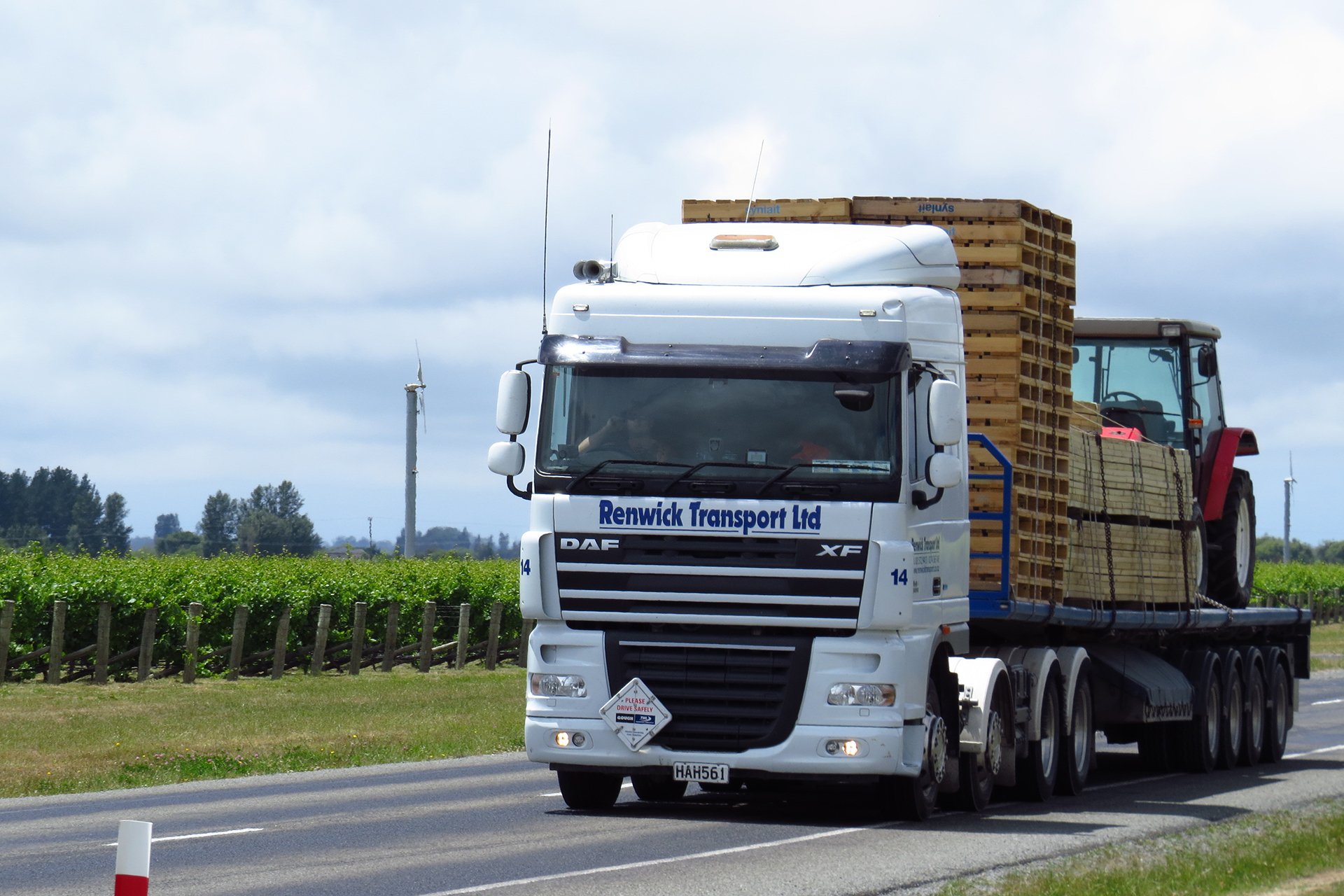 General Freight by Renwick Transport for the Nelson, Marlborough and Canterbury regions.