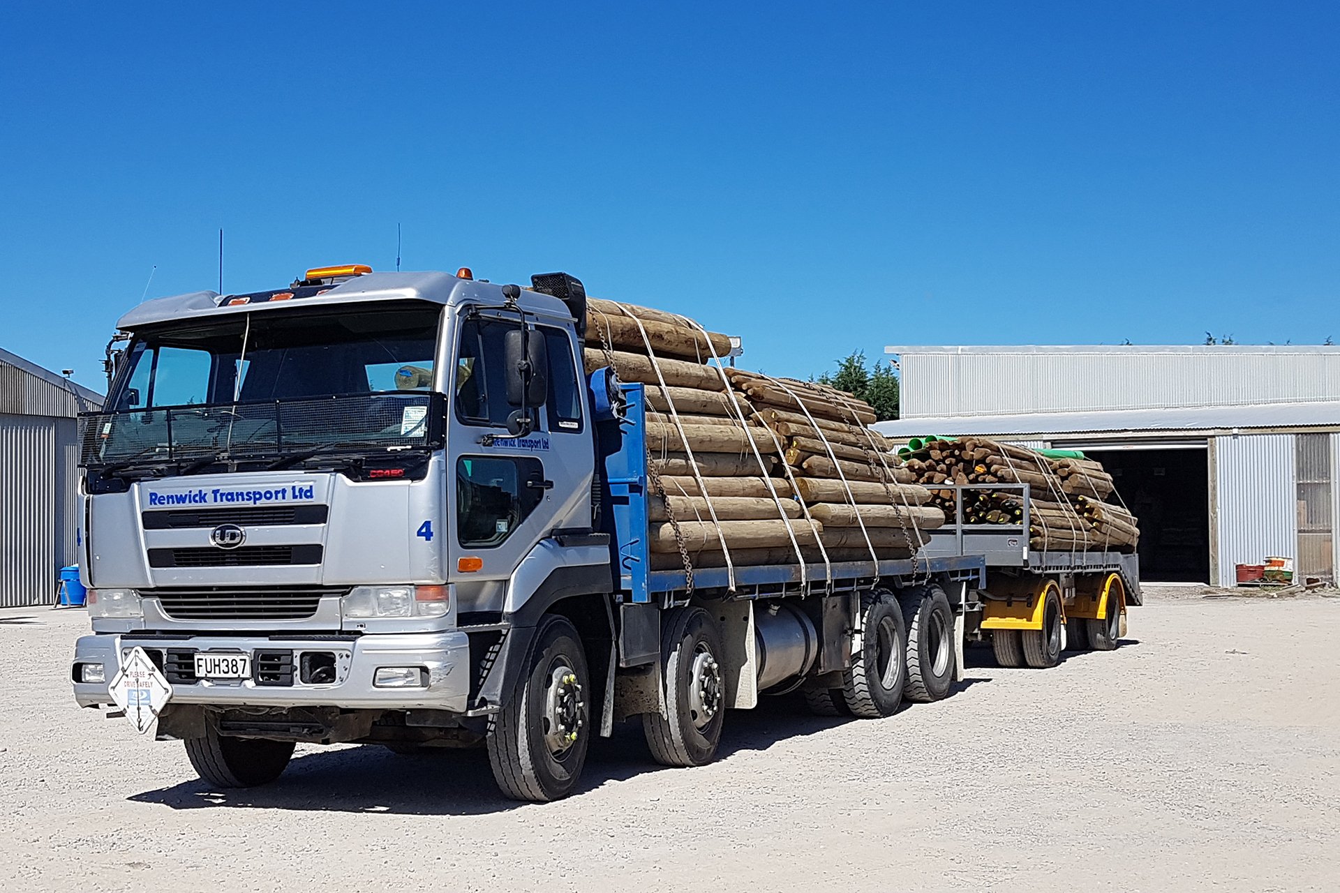 General Freight by Renwick Transport for the Nelson, Marlborough and Canterbury regions.