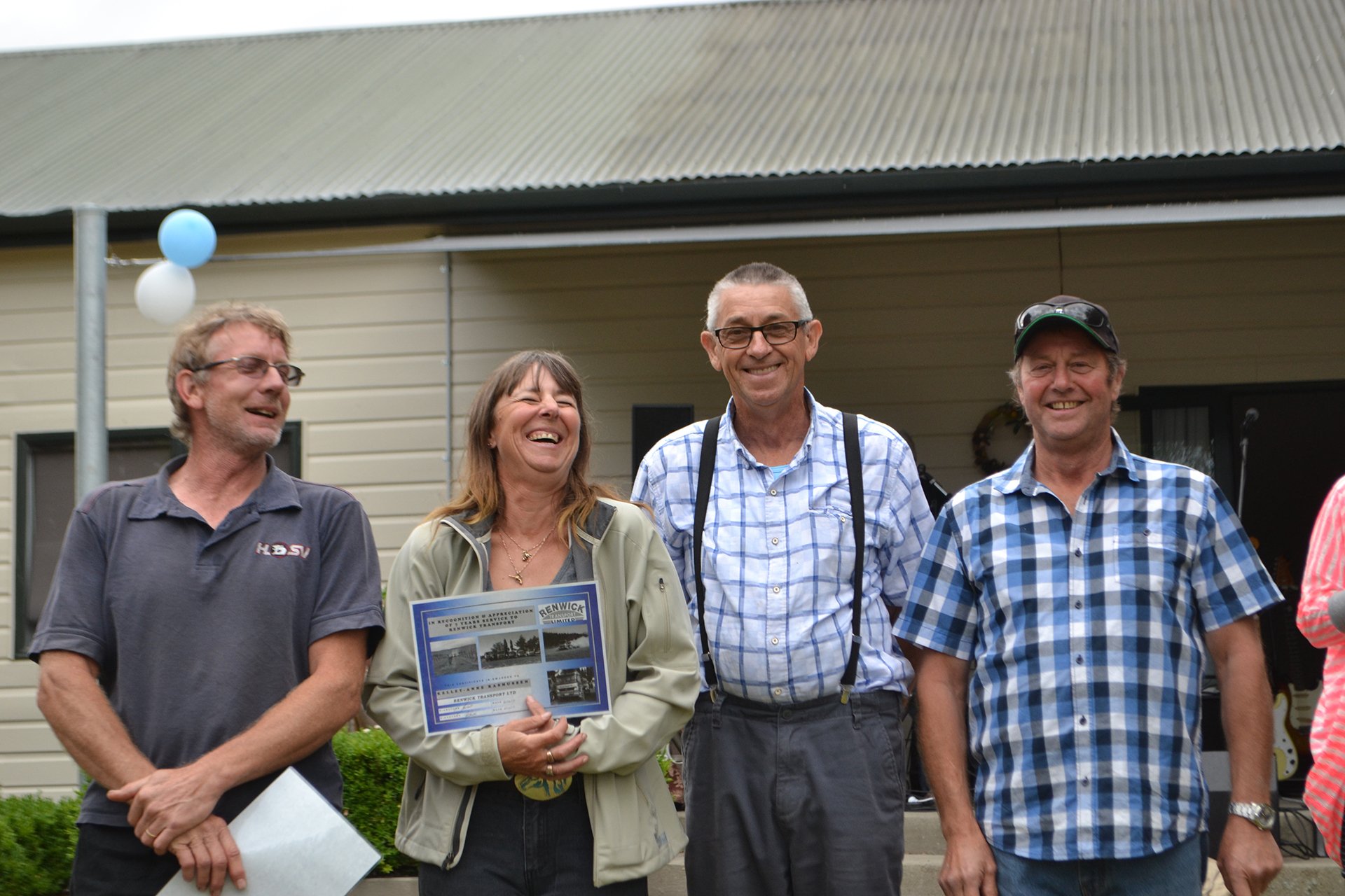 Renwick Transport staff awards