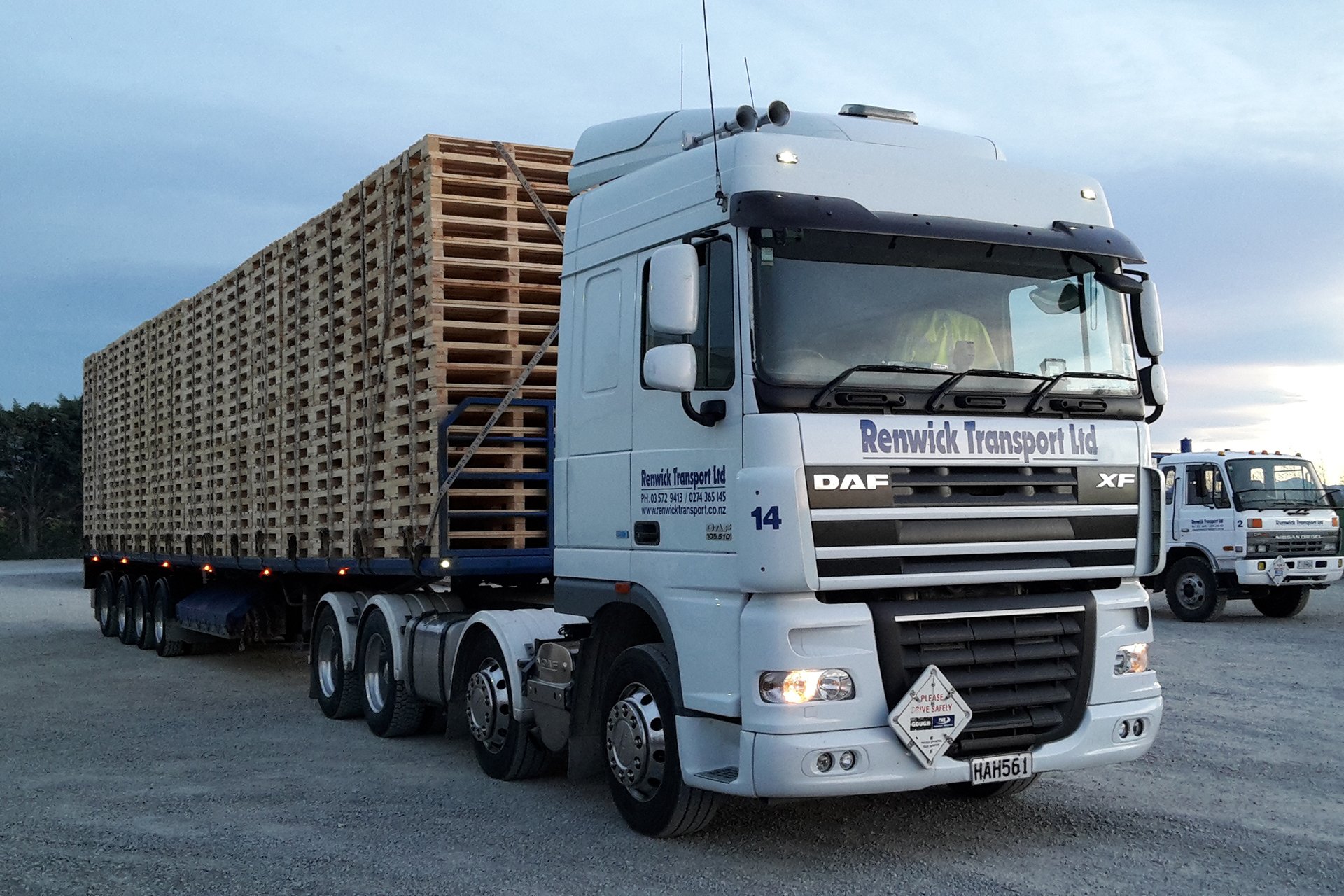 General Freight by Renwick Transport for the Nelson, Marlborough and Canterbury regions.