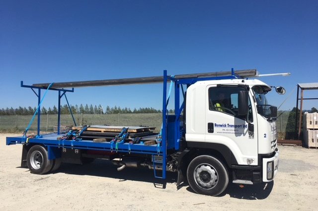 General Freight by Renwick Transport for the Nelson, Marlborough and Canterbury regions.
