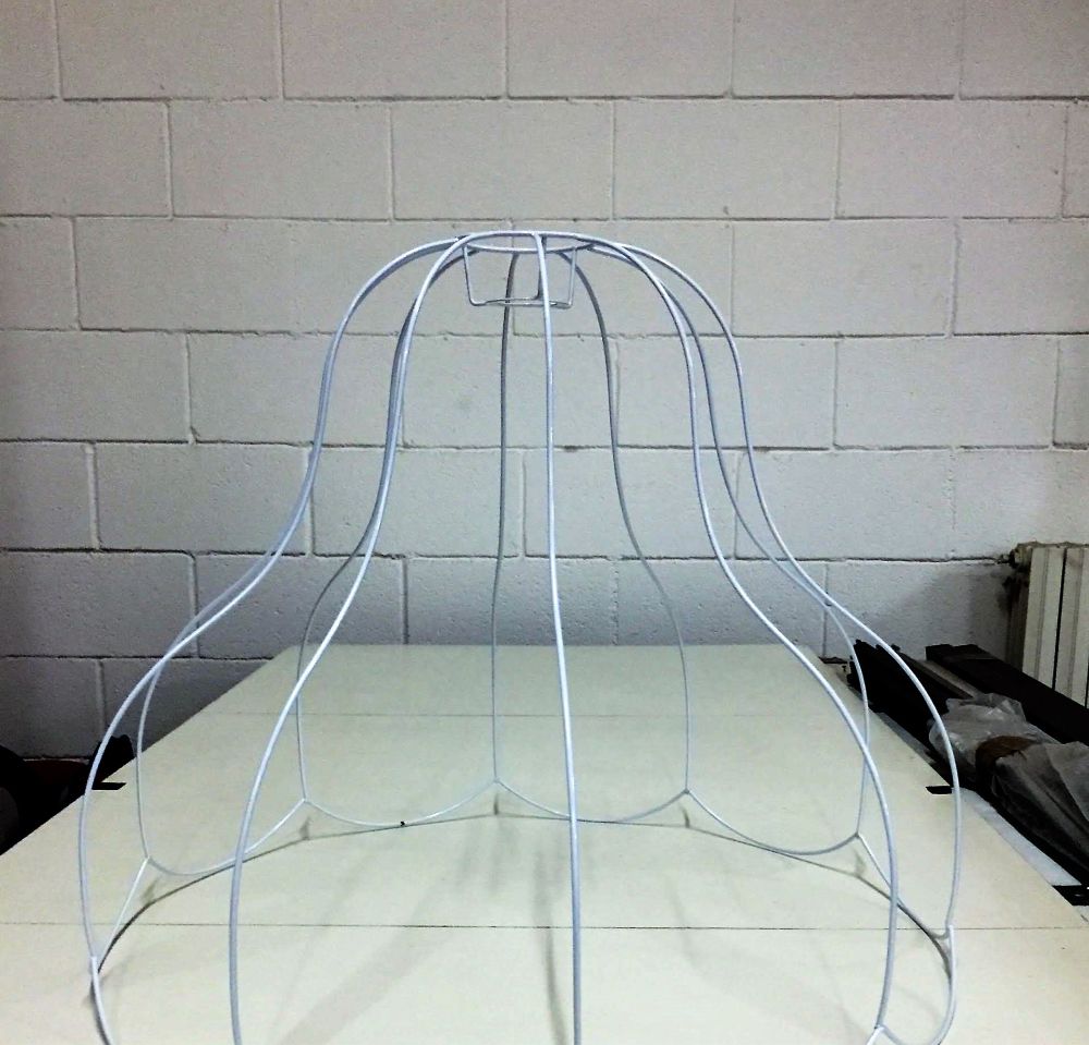 LABRIMP - Telaio Per Paralume Quadrato 30cm DIY - Anello In Ferro Per Creare Lampade Vintage O Moderne
