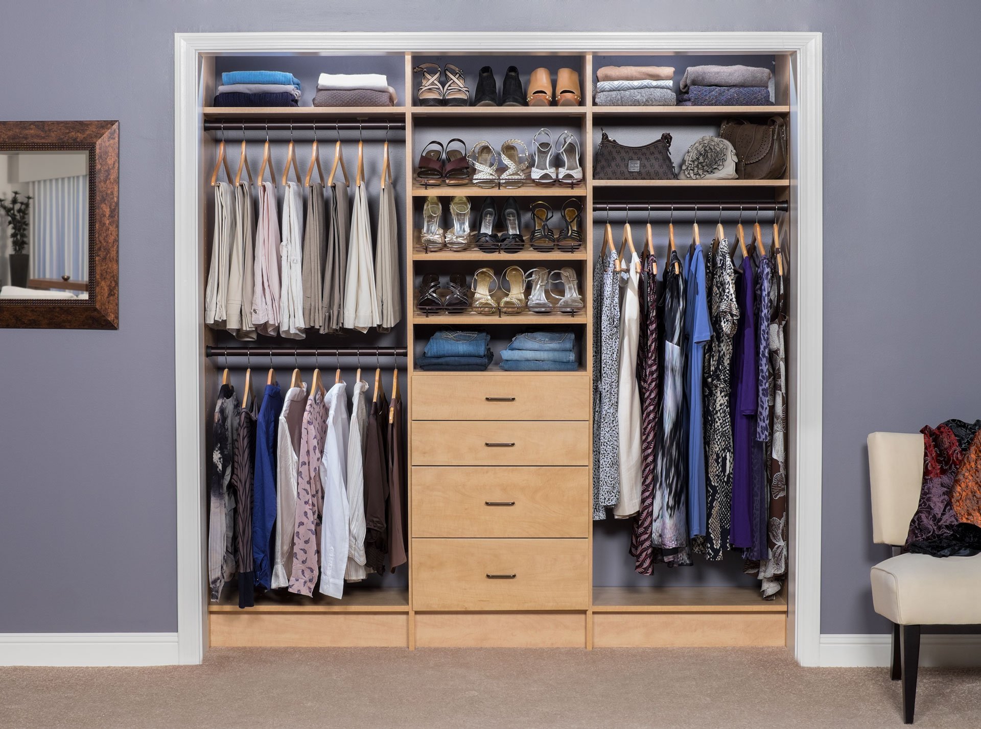 View of Custom Closet Systems, Design and Installation - New Jersey