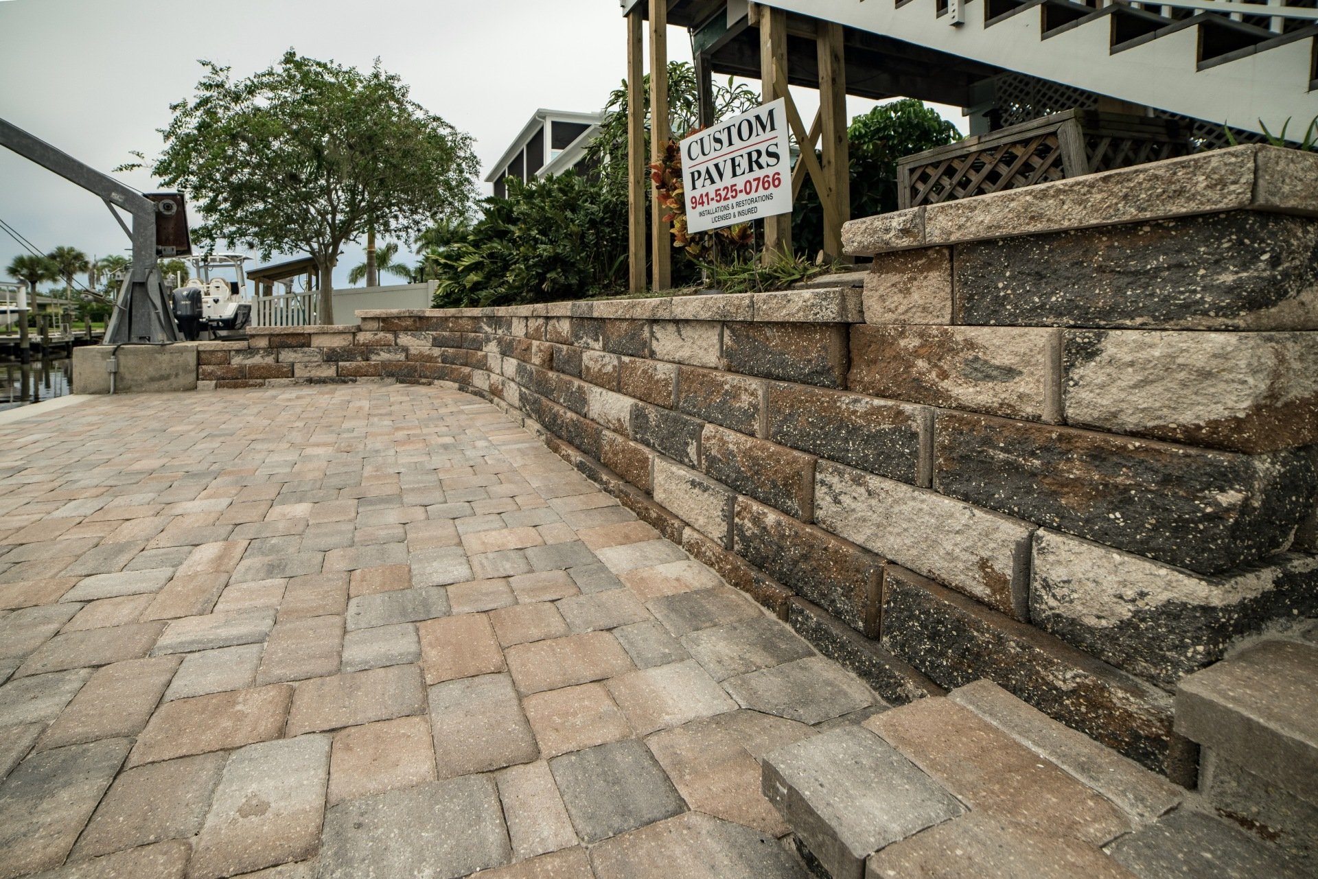Retaining Walls Sarasota, FL Custom Pavers of Southwest Florida