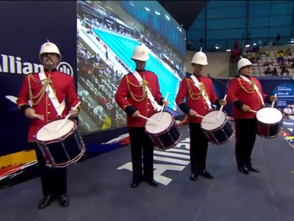 Corps of drums hire British Imperial Military Band