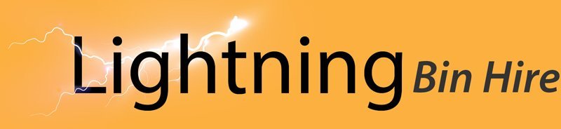 lightning bin hire logo