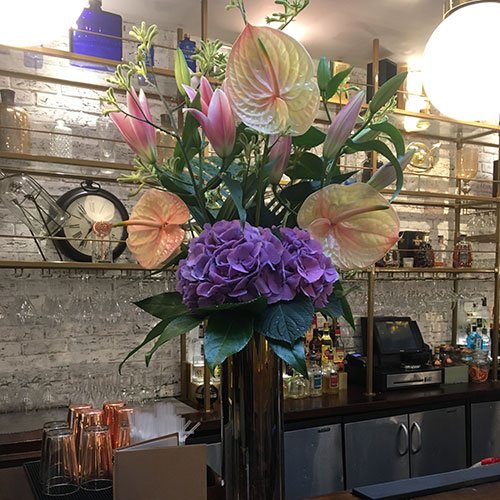 Corporate flowers Manchester City Centre Flowerstyle