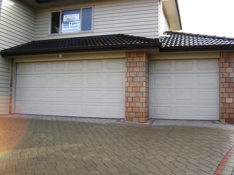 pressed panel garage door