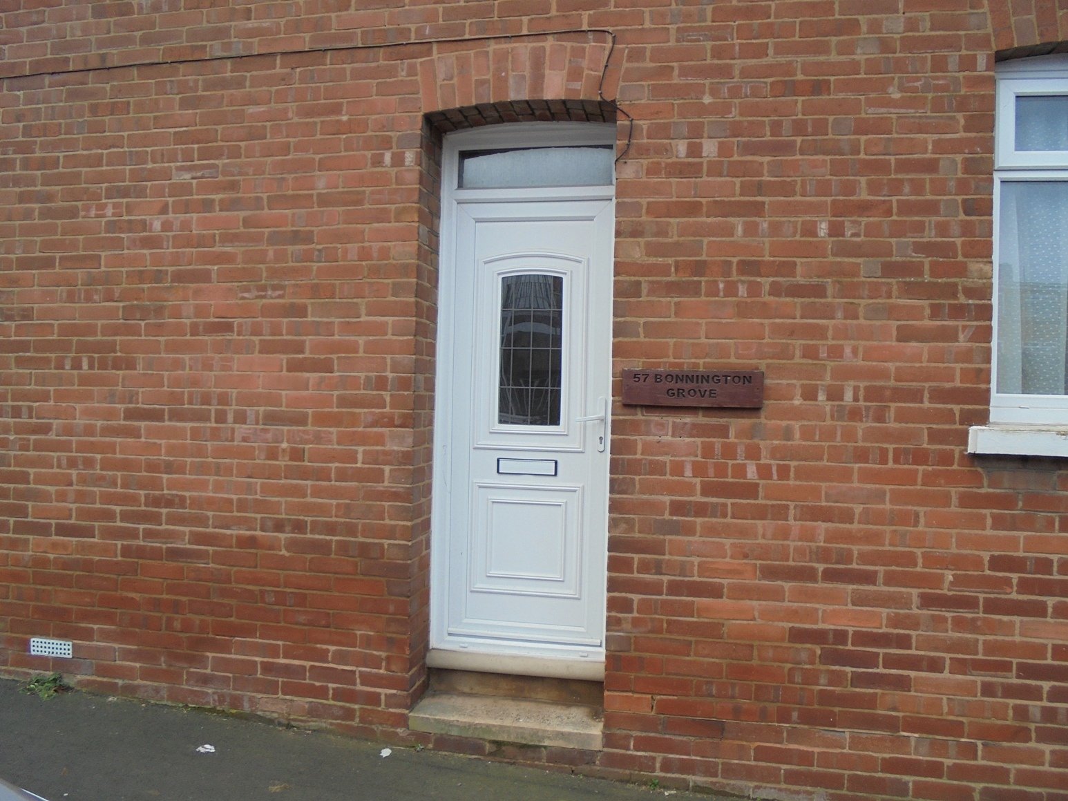 Golden Oak Solidor composite door installation in Exeter, Devon