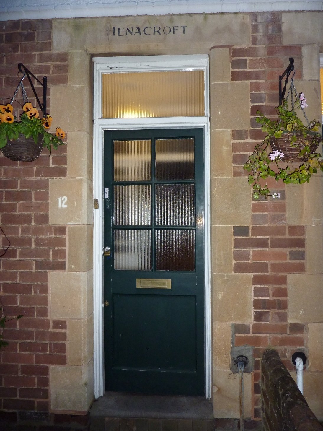 Composite doubleglazed GRP front door installation Exeter, Devon