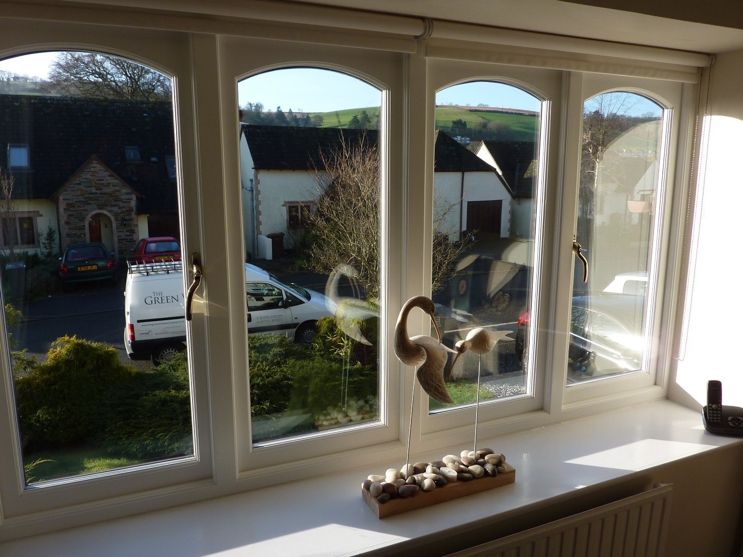 Hardwood crescent head doubleglazed replacement windows in Devon
