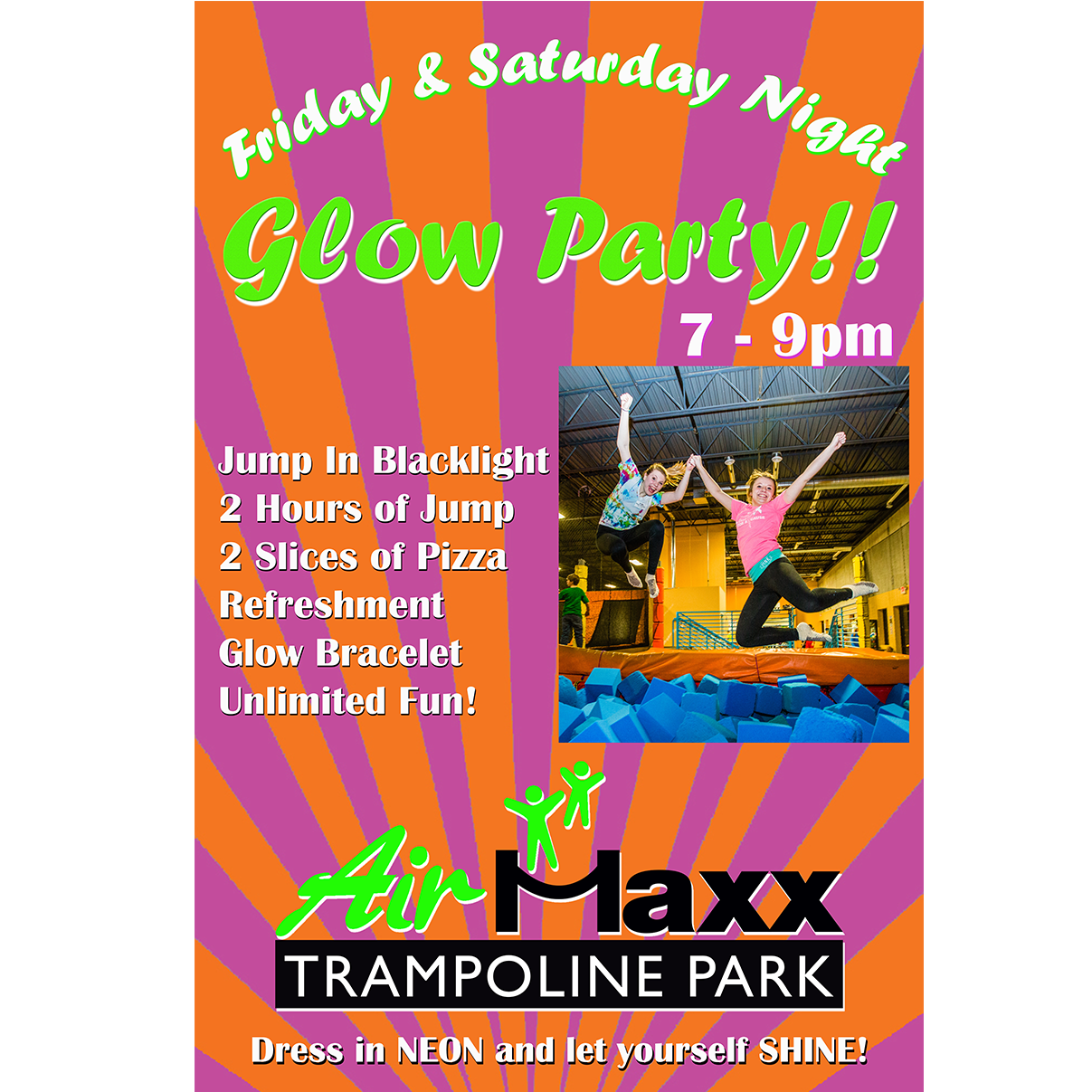 Specials | St. Cloud, MN | AirMaxx Trampoline Park - St. Cloud, MN