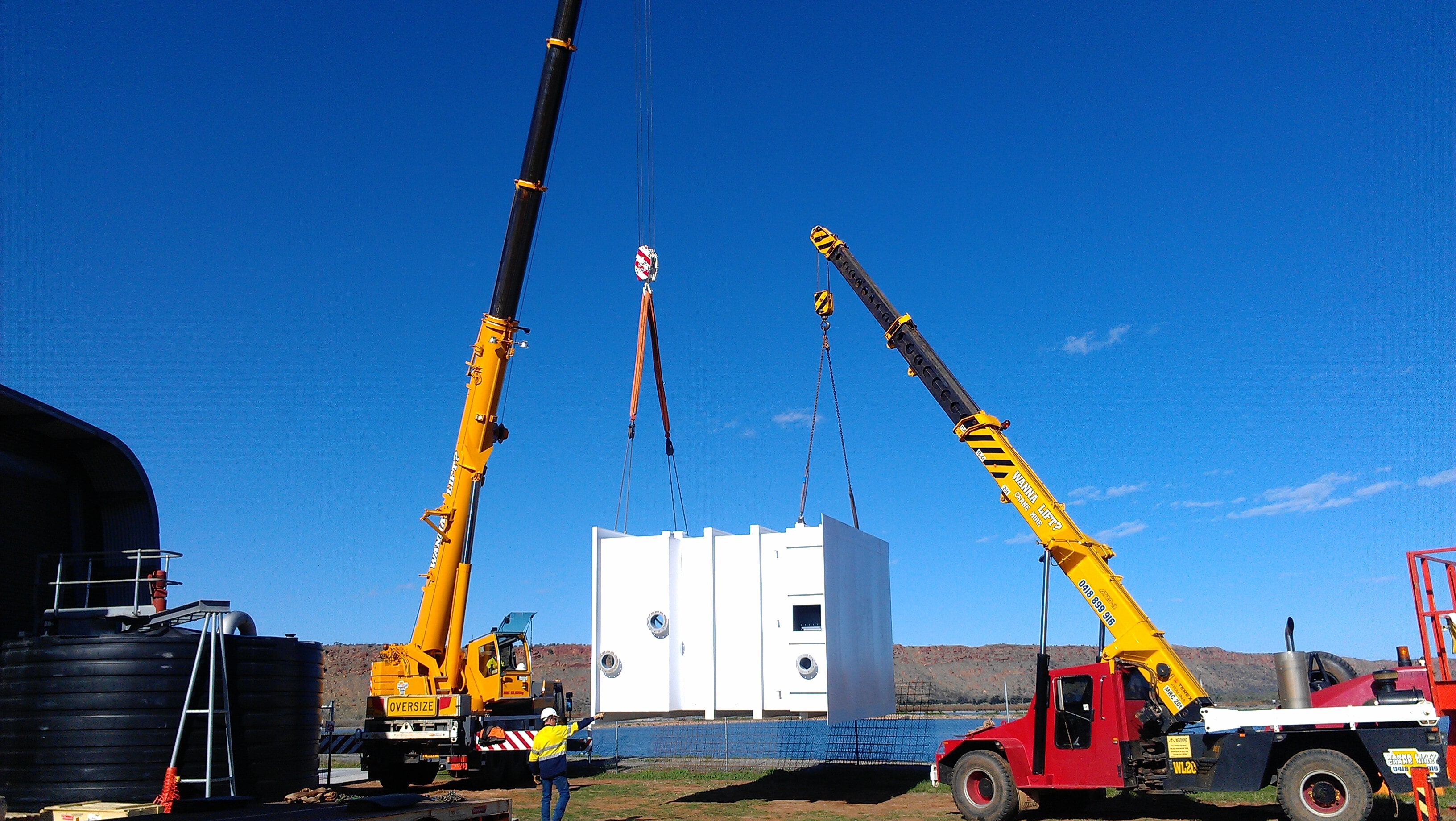 Cranes Shipping Containers Alice Springs Wanna Lift Crane Hire