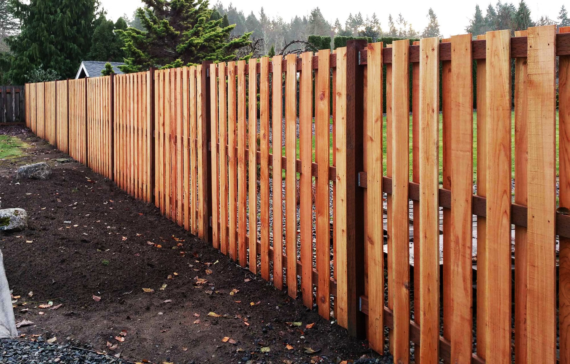 Fence Building Etiquette Who gets which side?