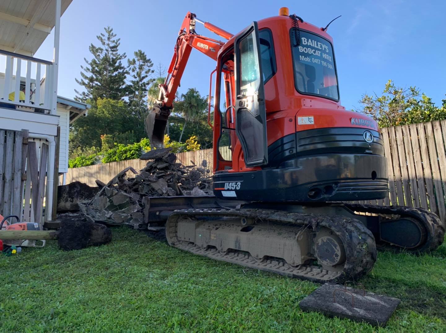 Bobcat & Excavator Hire in Mackay Bailey’s Bobcat & Excavator Hire