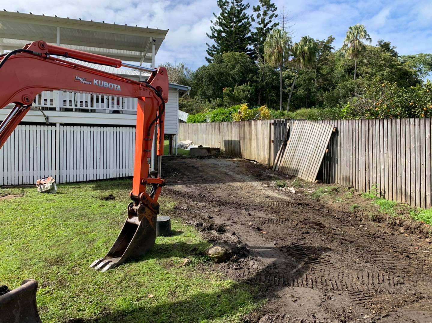 Excavation in Mackay Bailey's Bobcat & Excavator Hire