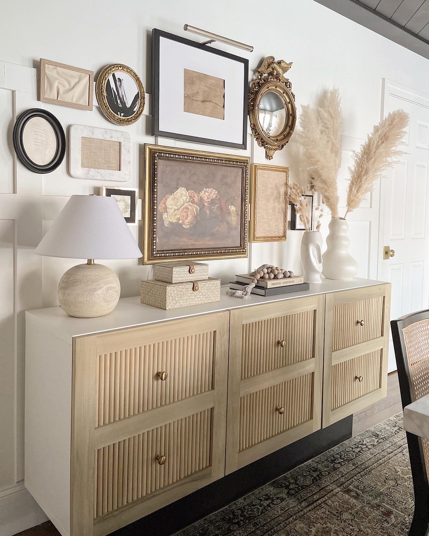 DIY FLUTED CREDENZA