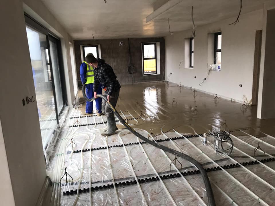 Thermal screeding S Cousins Flooring Ltd