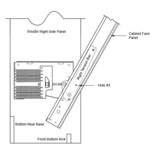 Spring balance lift mechanism Wallbed Systems Ltd