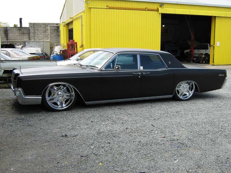 vintage classic black Lincoln sedan