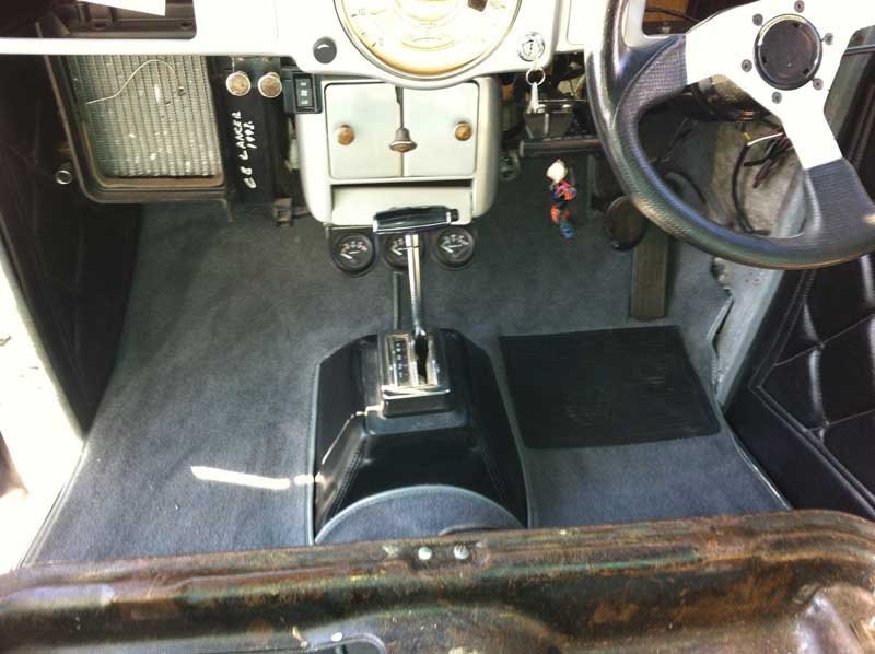 vintage hot rod interior