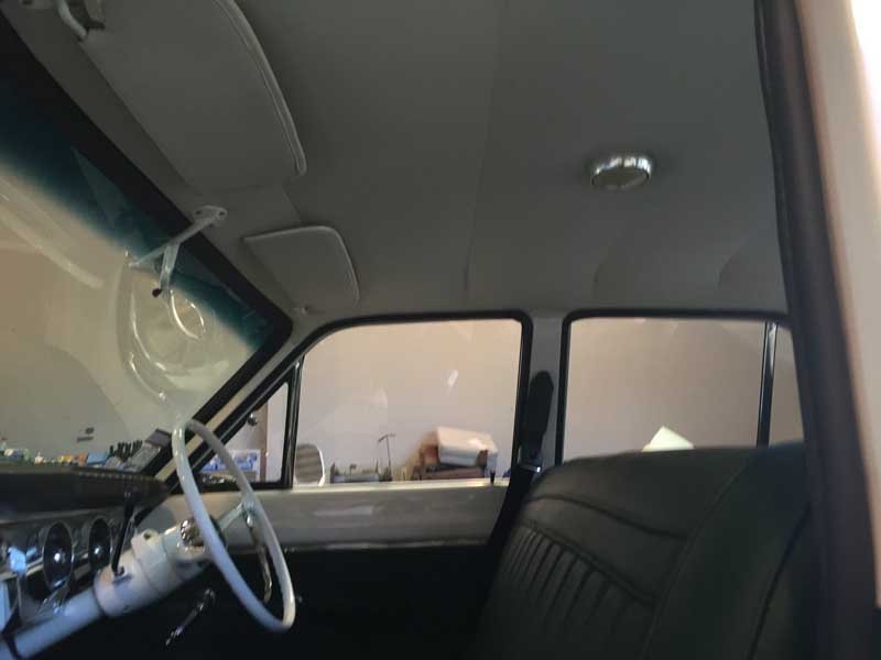 custom upholstery interior roof