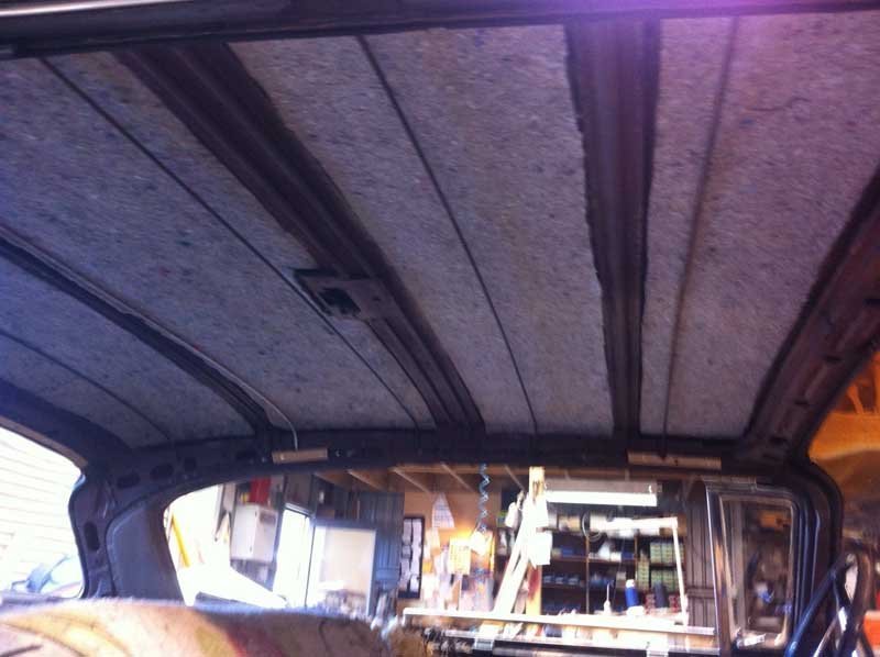 car interior roof