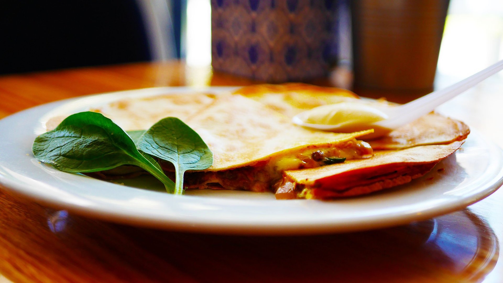 Chop 'n Chill Street Eats: Indian Curry Beef Quesadilla